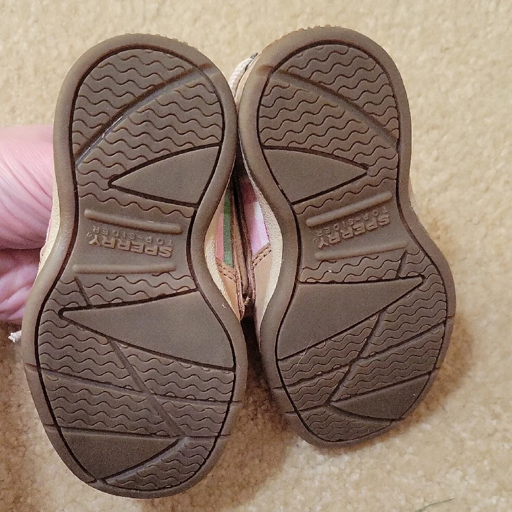 Sperry Baby Kids Beige Tan Moccasins Girls Intrepid 5